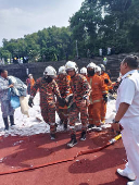 Emergency crew carries the body of a victim of a helicopter crash in Lumut, Perak