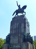 Monumento de Marechal Deodoro da Fonseca na praa Paris