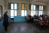 Afghan girls attend primary schools after summary holidays in Kandahar