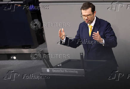 Germany?s lower house of parliament, the Bundestag discusses the 2025 budget