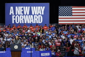 US Vice President Harris Campaigns in Madison, Wisconsin