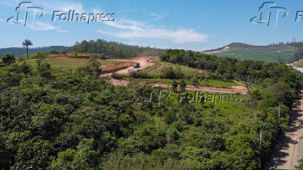 Aterro de tratamento de resduos na regio leste de SP