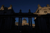 Government Buildings, the Department of the Taoiseach (Prime Minister) is seen ahead of Ireland's general election, in Dublin