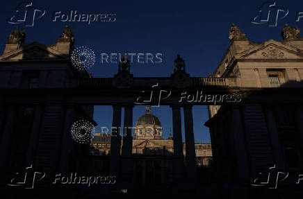 Government Buildings, the Department of the Taoiseach (Prime Minister) is seen ahead of Ireland's general election, in Dublin