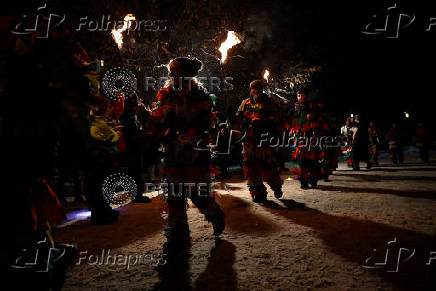 Winter festival in the village of Elovdol