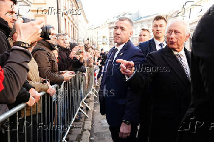 Britain's King Charles visits Poland to mark the 80th anniversary of the liberation of the Auschwitz-Birkenau death camp