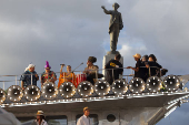 Gravao de vdeo com pioneiros do ax music em Salvador