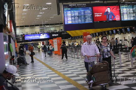 Folhapress Fotos Aeroporto De Congonhas Segue Movimenta O