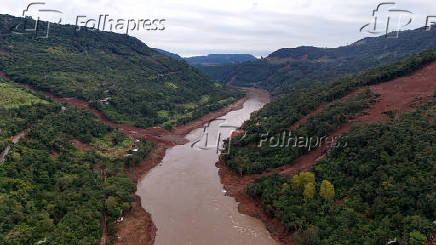 Chuvas atingem cidade de Bento Gonalves (RS)