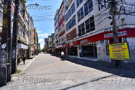 Rua da abandonada no Recife