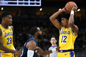 NBA: Preseason-Minnesota Timberwolves at Los Angeles Lakers