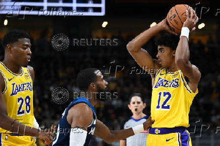 NBA: Preseason-Minnesota Timberwolves at Los Angeles Lakers