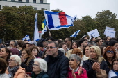 Rally in Paris for Israeli hostages held in Gaza