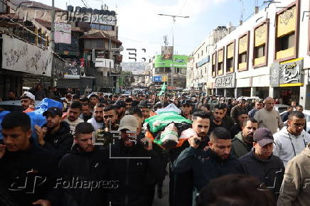 Funeral of Palestinians killed in Israeli operation in Jenin