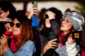 Protest ahead of the International Day for the Elimination of Violence against Women in Rome