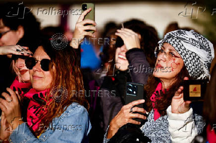 Protest ahead of the International Day for the Elimination of Violence against Women in Rome