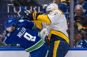 NHL: Stanley Cup Playoffs-Nashville Predators at Vancouver Canucks