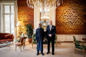 Dutch royal couple receives president of Nigeria in The Hague
