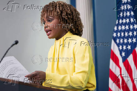 White House Press Secretary Karine Jean-Pierre Holds a Press Briefing at the White House