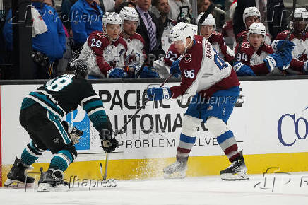 NHL: Colorado Avalanche at San Jose Sharks