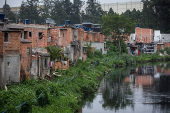 Extremo da zona leste da capital paulista, onde falta tratamento de esgoto