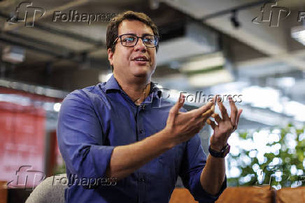 Fabricio Bloisi na sede do iFood, em Osasco (SP)