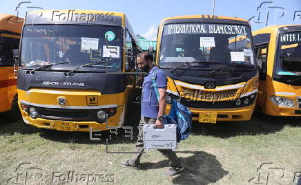 Distribution of Electronic Voting Machines (EVM) on the eve of Kashmir state elections 2024