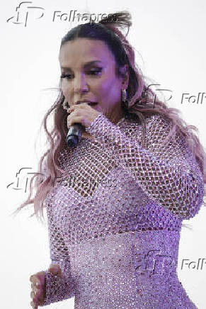 Show da cantora Ivete Sangalo no palco Mundo