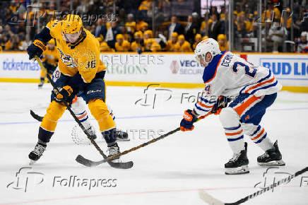 NHL: Edmonton Oilers at Nashville Predators