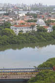 Vista area da Casa da Cultura, em Recife (PE)