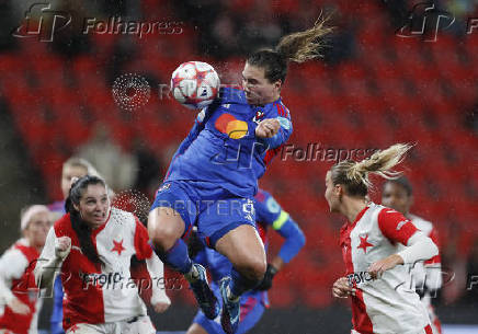 Folhapress - Fotos - Women's Champions League - Group B - Slavia