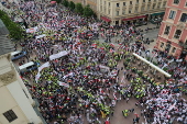 Agricultural protest against EU's 'Green Deal' in Warsaw