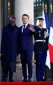 French President Macron meets Nigerian President Bola Tinubu in Paris