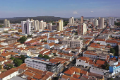 Vista area da cidade de Rio Claro 