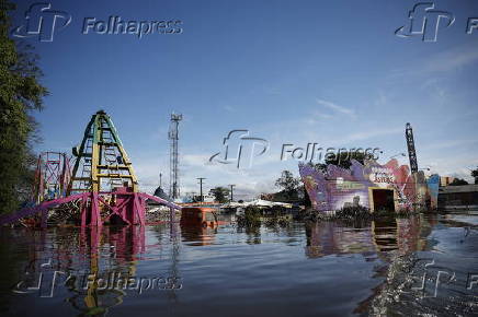  Bairro Mathias Velho inundada, em Canoas, regio metropolitana de Porto Alegre