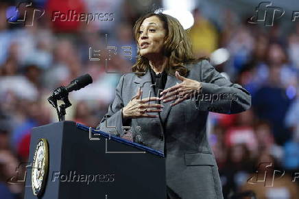 US Vice President Harris Campaigns in Madison, Wisconsin