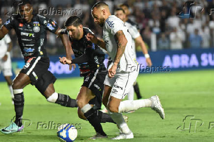 Partida entre Santos X Operrio PR  pelo Campeonato Brasileiro Srie B