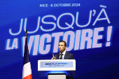 Political rally of the Rassemblement National party in Nice