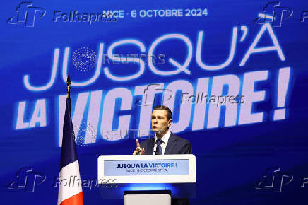 Political rally of the Rassemblement National party in Nice