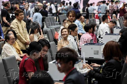 LGBTQ+ couples register as Thailand's same-sex marriage law takes effect in Bangkok