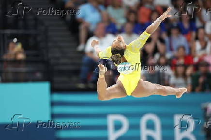 Rebeca Andrade, na final do individual geral de ginstica artstica