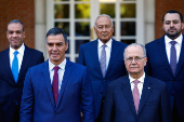 Spain hosts a meeting of foreign ministers from EU and Arab countries on Middle East crisis, in Madrid