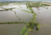 Heavy rain and localised flooding for areas of Britain, near Bicester