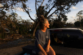 Aftermath of Hurricane Helene in Steinhatchee, Florida