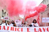 Nationwide general strike in Italy against the government's budget plan