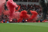 Partida entre o athletico contra o fluminense pelo campeonato brasileiro da srie a