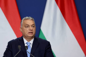 Hungarian Prime Minister Viktor Orban holds an international press conference in Budapest