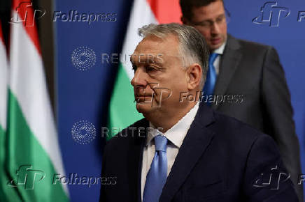 Hungarian Prime Minister Viktor Orban holds an international press conference in Budapest