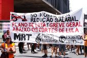 Manifestao contra escala 6x1 em SP