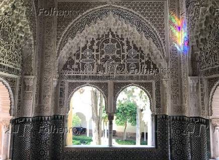Sala de Los Ajimeces, na Alhambra, em Granada (Espanha)